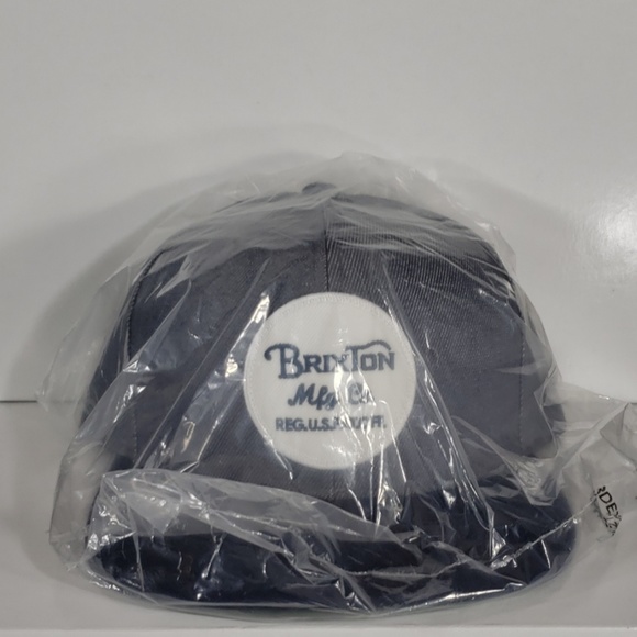 Brixton Wheeler Snapback Cap Light Blue/Navy O/S - Picture 3 of 5